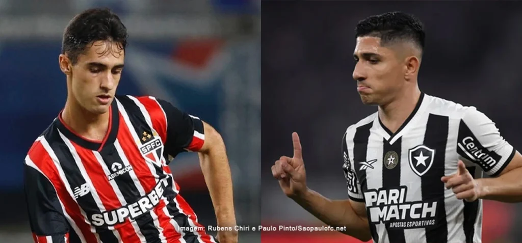São Paulo e Botafogo negocia troca de jogadores agora veja 5 nomes envolvidos