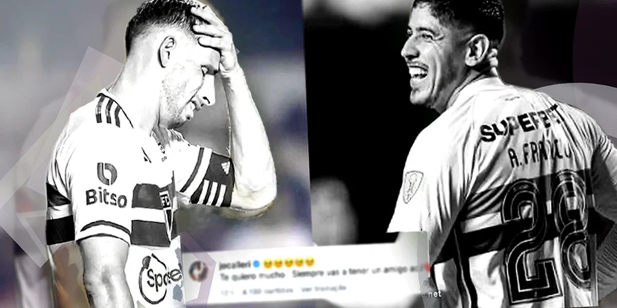Calleri manda recado para Alan Franco após saída do São Paulo hoje