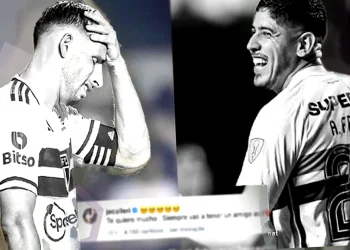 Calleri manda recado para Alan Franco após saída do São Paulo hoje